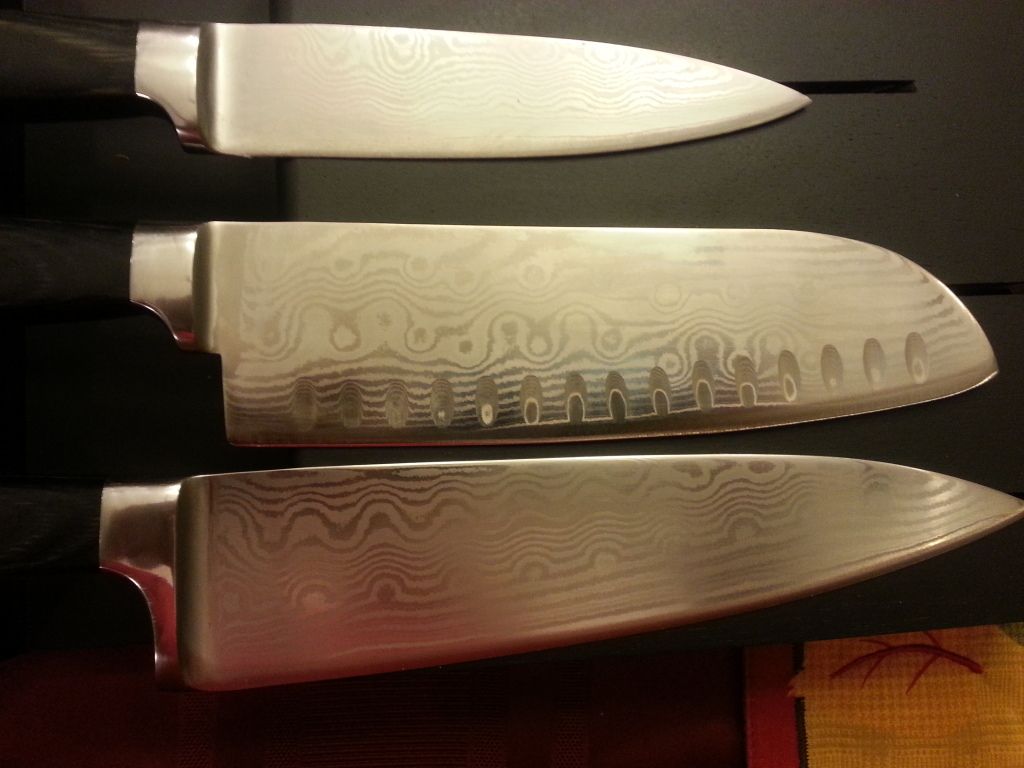 Review Unbelievably inexpensive but very good chef knife set!